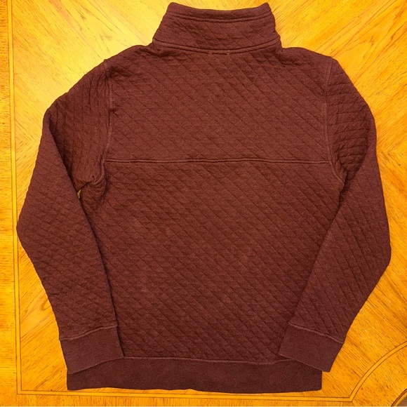 Patagonia Organic Cotton Quilt Snap-T Pullover Women’s Size Medium Dark Ruby - Picture 12 of 15